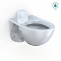 Toto TORNADO FLUSH Commercial Flushometer Wall-Mounted Toilet, Elongated Cotton White CT728CUVG#01